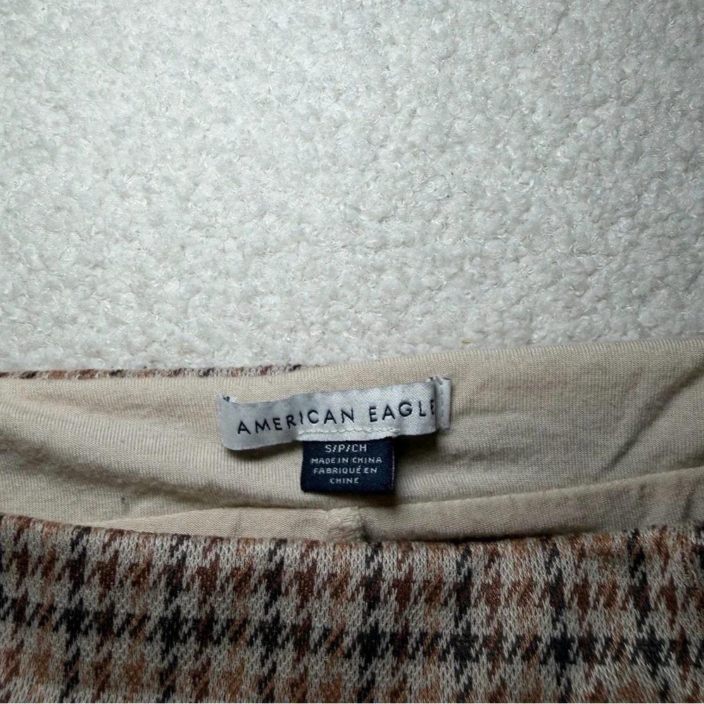 American Eagle Outfitters Plaid Mini Skort - Brown and Black - Picture 4 of 6